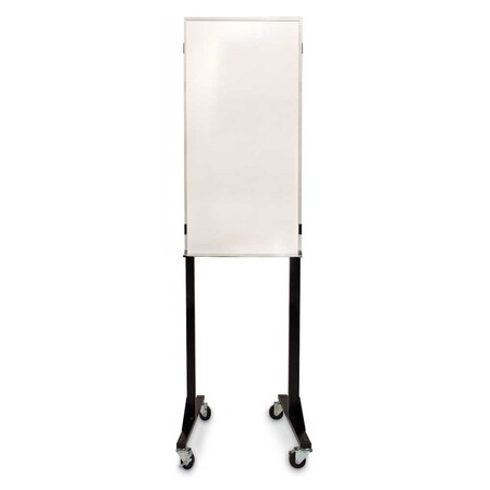 United Visual Products Sliding Door Wood Corkboard, 60"x36", Cher, UV9004OCS-CHERRY-FORBO UV9004OCS-CHERRY-FORBO